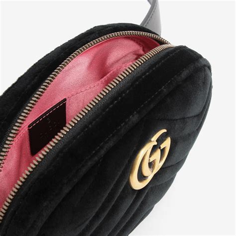 gucci belt bag velvet|gucci bag marmont mini.